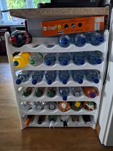 Novaliv Weinregal für 36 Flaschen | Flaschenregal weiss | Regal stabilem Kunststoff (Weiß, 6) Kunden-Foto 1