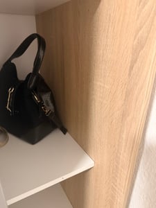 Schwebetürenschrank Kleiderschrank GAP 160 cm Schrank Garderobe Spiegel.Verschiedene Farben (Weiß, Schwarz, Somona). Möbel vom Hersteller! Kunden-Foto 2