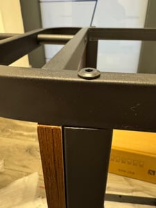 HOMCOM Garderobenständer Schuhregal Kleiderständer mit 8 Haken MDF Schwarz Kunden-Foto 4