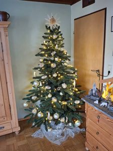 Hoogwaardige kunstkerstboom, Spaanse dennensoort, 220 cm Klantenfoto 4