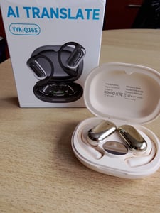 USB sluchátka s podporou AI pro překlad ve 144 jazycích, sluchátka s překladačem v uchu v reálném čase – TRANZIO černá Fotografie od zákazníka č. 1