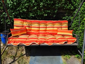 Hollywoodschaukelauflage Polsterauflage Auflage 180x50 Modell 250 Kunden-Foto 2