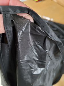 2er Pack Kleidersack 60x135 Kunststoff Kleiderhülle mit Reißverschluss & Sichtfenster Schutzhülle Kleiderschutz Kunden-Foto 4