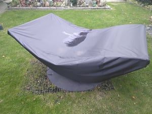 Obal na záhradný nábytok Vodotesná tkanina 600D Oxford Súprava nábytku na pohovku Odolná proti vetru Ochranná krycia plachta, 230x165x80cm Fotografia od zákazníka č. 1