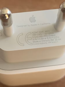 Original Apple 20W USB-C Power Adapter & 2M USB-C zu Lightning Ladekabel Ladegerät iPhone 14 13 12 11 X Pro Max Kunden-Foto 3