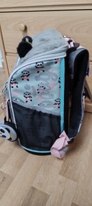 Zestaw tornistrów Baagl dla dziewczynek 3 części - Tornister Zippy od 1 klasy - Tornister szkolny z paskiem na klatkę piersiową - Ergonomiczny plecak szkolny (Panda) Zdjęcie produktu od klienta nr 2