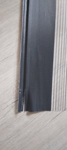 Sonello Doppelrollo Klemmfix ohne Bohren Duo Rollo Klemmrollo Sonnenschutzrollo Fensterrollo für Fenster & Türen Zebrarollo Seitenzugrollo 80cm x 130cm Anthrazit Kunden-Foto 3