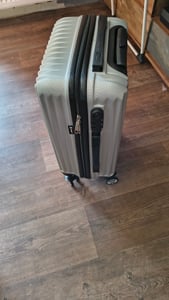 Barut Trolley Hartschalen Koffer Hartschalenkoffer Hardcase Größe M - Modell General (Silber) MS-17268 Kunden-Foto 1