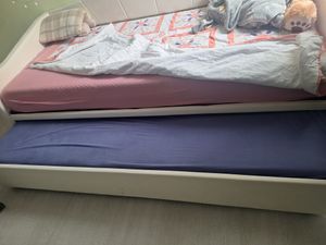 Flieks Schlafsofa 90x200/180x200cm mit ausziehbarem Bett, Sofabett Tagesbett Kinderbett Jugendbett mit Lattenrost, Daybett Samt, Grau Kunden-Foto 1
