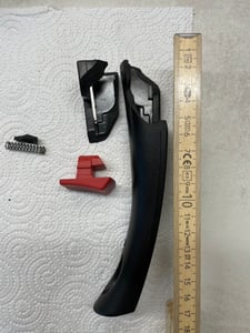 Ø24cm KING® Aluguss-Bratpfanne ca. 6.5cm hoch mit abnehmbarem Griff und langlebiger Antihaft-Keramikbeschichtung Innen / Farbe: Rot Kunden-Foto 1