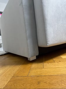 Masseno Ecksofa KOS PIK mit Schlaffunktion L-Form, Sofa mit Bettkasten, Wohnzimmersofa, Couch, Soffa, Bettsofa, Couchgarnitur- Blau, KRONOS 09 Kunden-Foto 15