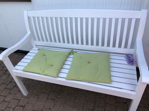 KESSER® Gartenbank Holz Holzbank wetterfest | Für 3 bis 4 Personen | Parkbank aus Massivholz | Sitzbank 320 kg belastbar | Balkonbank Bank für Balkon Terrasse & Garten inkl. Cover Kunden-Foto 7