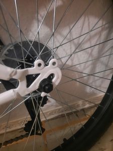 HILAND Rocket 20 Zoll Kinderfahrrad Mountainbike Kinder MTB für Jungen und Mädchen mit Shimano 6 Gang Schaltung Licht Gepäckträger, Weiß Kunden-Foto 24
