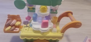 Carrello dei gelati VEVOR, accessorio da 27 pezzi, gelateria in PP, carrello portaoggetti con soldi, effetti sonori e luminosi, giocattolo didattico montessoriano Foto del cliente 1