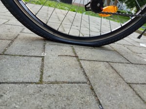 26 Zoll Fahrrad 21-Gang Shimano Schaltung mit Beleuchtung nach STVO Türkis Doppelrahmen Kunden-Foto 17