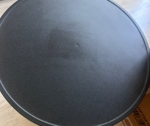 Kühlbox/Beistelltisch Polyrattan, 30 L Getraenkekühler Cool Stool in Rattanoptik, Kühlbox mit Deckel & Abflussloch, Gartentisch hoehenverstellbar (Schwarz) Kunden-Foto 3