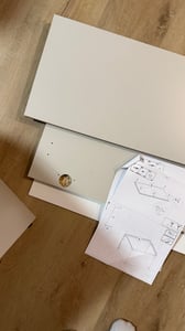Garderobe + Hängeschrank HAGA II 1Sz1W kaschmirbeige Kunden-Foto 1