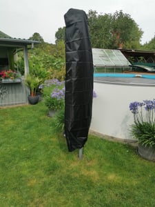 Parasol z sygnalizacją świetlną Parasol z osłoną ochronną Parasol z korbą do parasola 205 * 57 cm Zdjęcie produktu od klienta nr 1