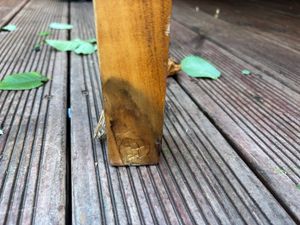 KESSER® Gartenbank Holz Holzbank wetterfest | Für 3 bis 4 Personen | Parkbank aus Massivholz | Sitzbank 320 kg belastbar | Balkonbank Bank für Balkon Terrasse & Garten inkl. Cover Kunden-Foto 9