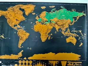 Mappa del Mondo da Grattare – Scratchmap Foto del cliente 1