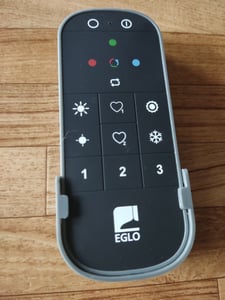 Telecomando EGLO 2.0 in plastica, grigio-bianco Foto del cliente 1