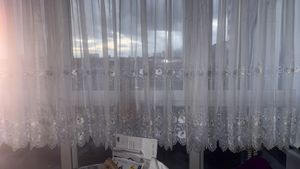 6 m Gardinenband Wellenband Faltenband Taschenband zum Aufnähen, variabel, transparent Kunden-Foto 1