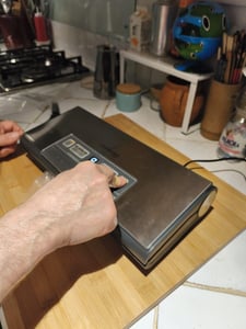 LEHMANN sigillatrice sottovuoto per alimenti FUSION macchina confezionatrice automatica per la casa di fogli di alluminio Foto del cliente 5