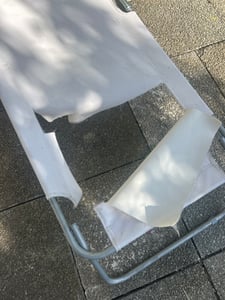 AGA Leżak z daszkiem ogrodowy MR4254-Grey stalowy szary Zdjęcie produktu od klienta nr 7