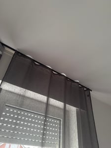 SN DECO - Objektschiene SL Set, 1-läufig, weiß, 480cm, Innenlauf, Vorhangschiene Kunden-Foto 1