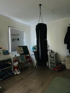 ArtSport Boxsack Set 30 kg gefüllt, Box Set mit 4-Punkt-Stahlkette & Karabinerhaken für Erwachsene, Boxsack 110 cm für Boxen und Kickboxen Kunden-Foto 3