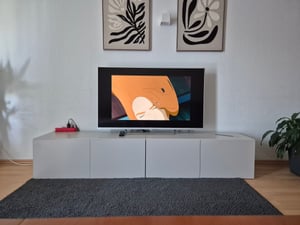 RTV-Schrank COLGANTE KASCHMIR 100 cm auf Beinen, Beine: Chrom Kunden-Foto 4