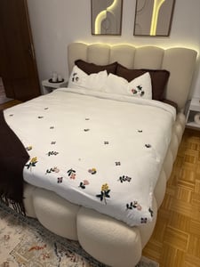 Materasso 160x200 25 cm Topper integrato Materasso a 7 zone con anima a molle insacchettate H3/H4 Foto del cliente 5
