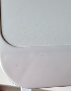 Laptop Tisch Ständer  Klappbar Schreibtisch Laptoptisch mit Lampe, Schublade Beistelltisch höhenverstellbar Weiß Kunden-Foto 2