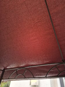 Stříška na pavilon Outsunny, náhradní stříška, kryt na pavilon, polyester, oranžová, 2,98 x 2,95 m Fotografie od zákazníka č. 2