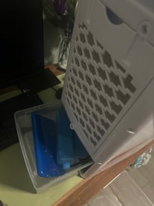 Lifetime Air Mini Air Cooler - Klimaanlage Mobil ohne Abluftschlauch Ventilator mit Wasserkühlung - Luftbefeuchter Lüfter 3 Stufen mit 2 Kühlelementen - 16 x 16 x 16,5 cm Kunden-Foto 8