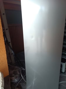 homeX Gefrierschrank No Frost, Tiefkühlschrank groß - 204 Liter, 4-Sterne Gefrieren, Super-Frost-Funktion, FSN2041E-S Kunden-Foto 1