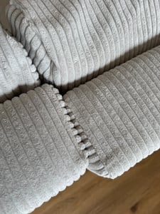 VENASI Ecksofa mit Schlaffunktion Hugo XL, Grün Cordstoff Kunden-Foto 14