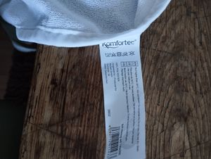 Komfortec wasserdichter Matratzenschoner, 90x200 cm, Matratzenauflage, Atmungsaktive Matratzenauflage, ohne Knistern Matratzenschutz, Inkontinenzunterlage, Weiß Kunden-Foto 3