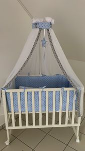 Baby-Delux Wiegenset Bettwäsche Set 6-tlg für Babywiege Prince (ohne Wiege) Kunden-Foto 2