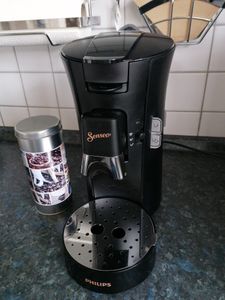 Philips Senseo® Select Kaffee Pad Maschine, 3 Kaffeespezialitäten, Kaffeestärkewahl Plus, Crema Plus, Beige (CSA240/30) Kunden-Foto 2