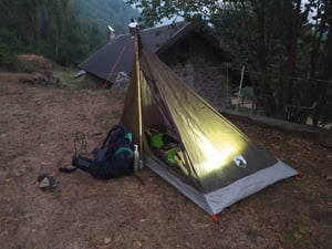 vidaXL Stan na turistiku, 2 osoby, olivovo zelený Fotografia od zákazníka č. 1