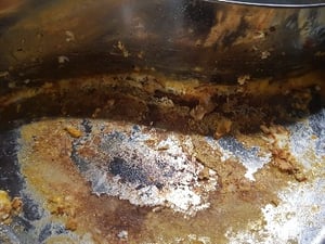 garnek ze stali nierdzewnej 28 x 7 cm z przegródką, zestaw garnków do gotowania na płytach indukcyjnych, gazowych i piekarnikach Zdjęcie produktu od klienta nr 1