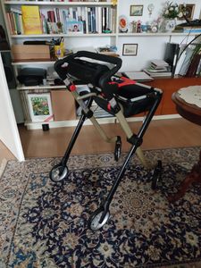 Rehasense Pixel Wohnraumrollator schwarz/ champagner Kunden-Foto 1