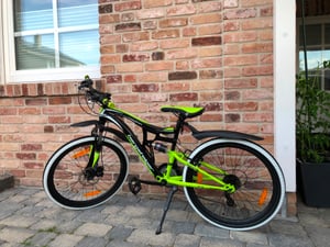Bergsteiger Schutzblech-Set MUDGUARD, Varianten für alle Größen und Fahrräder, [16 - 20 Zoll], für alle Mountainbike / MTB, Original Bergsteiger Fahrrad-Zubehör Kunden-Foto 1
