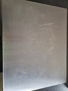 Backbrett aus Stahl, mit Anschlag, 50 x 40 cm Kunden-Foto 2