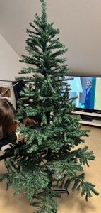 Weihnachtsbaum Kunstbaum Tannenbaum 180cm mit ca.650 Spitzen Dekobaum Weihnachtsdeko Grün Kunden-Foto 11
