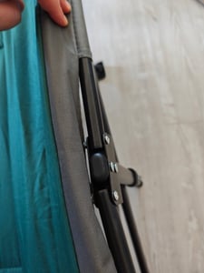 tillvex® kempinkové lůžko černé 190 x 68 x 40 cm skládací s taškou na přenášení do 200 kg | kempinkové lehátko extra široké | kempinkové lehátko pro kapry pro venkovní i vnitřní použití | skládací postel pro hosty skládací zahradní kempování rybářský festival cestování Fotografie od zákazníka č. 2