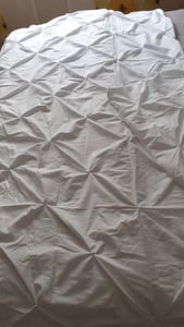 ANTCOOL Bettwäsche 1 Bettbezug 135x200 cm, Kissenbezug 80x80 cm 1 Bettbezug 100% Baumwolle mit Reißverschluss Kunden-Foto 2