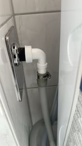 tecuro Geräteanschlusstülle 90° extra lang, mit Schlauchschelle Kunden-Foto 1