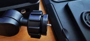 Fahrrad Motorrad Handy Halterung Halter Smartphone Wasserdicht bis 7,6 Zoll 360°, Schwarz Kunden-Foto 3